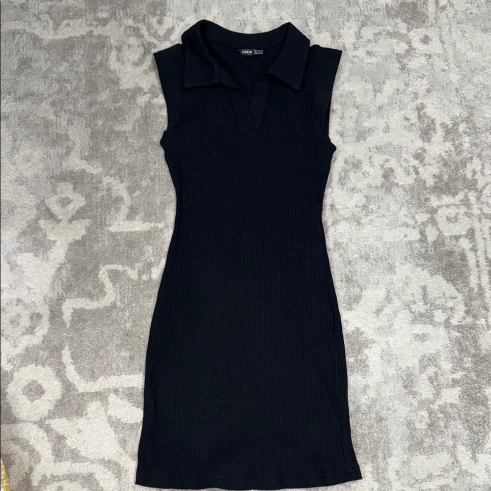 Black golf dress